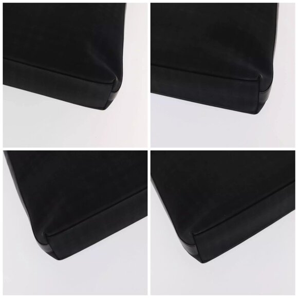 BURBERRY Nova Check Shoulder Bag PVC Black - Picture 16 of 16